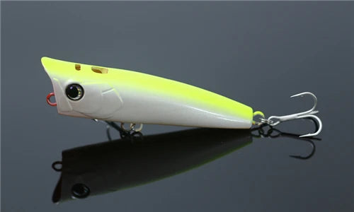 Le Fish 90mm 21g Fishing Lure Topwater Popper Hard Baits Saltwater Wobblers Seabass Trout Pesca