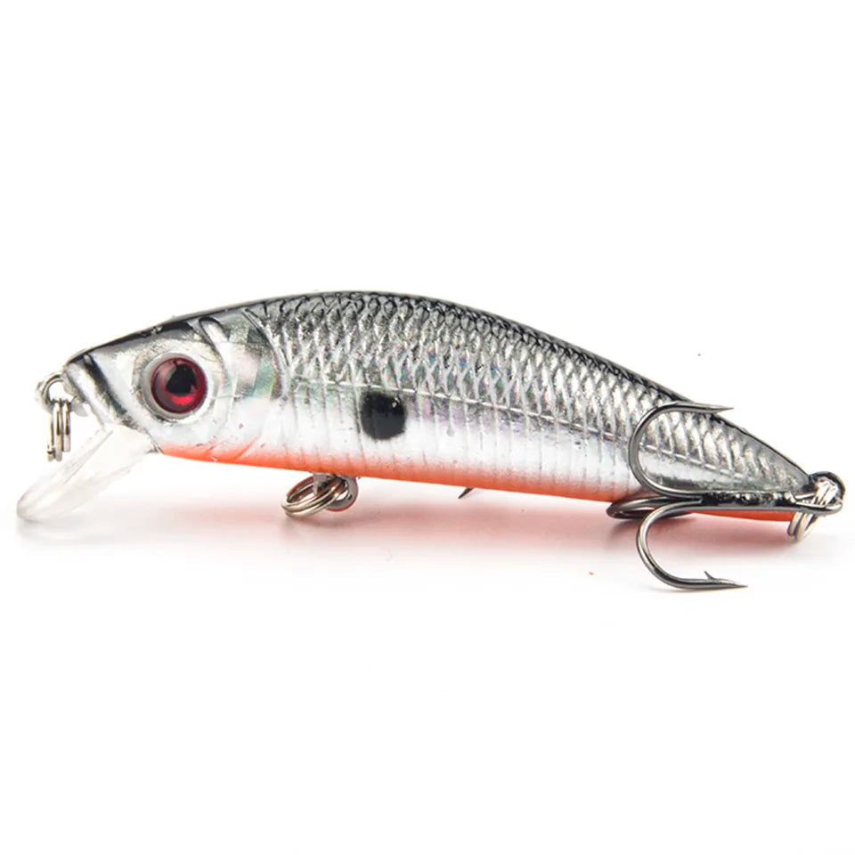 1PCS Brand Lifelike Minnow Fishing Lure 7CM 8.5G 6# Hooks Fish Wobbler Tackle Crankbait Artificial Japan Hard Bait Swimbait