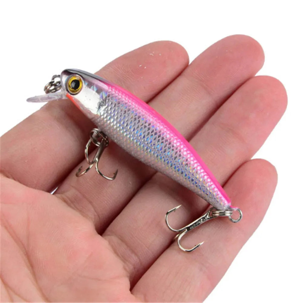 1PCS Quality Wobblers 6.5cm 4.5g Trolling Minnow Fishing Lure on Pike Pesca Artificial Hard Crankbait Fish Bait Peche Carp