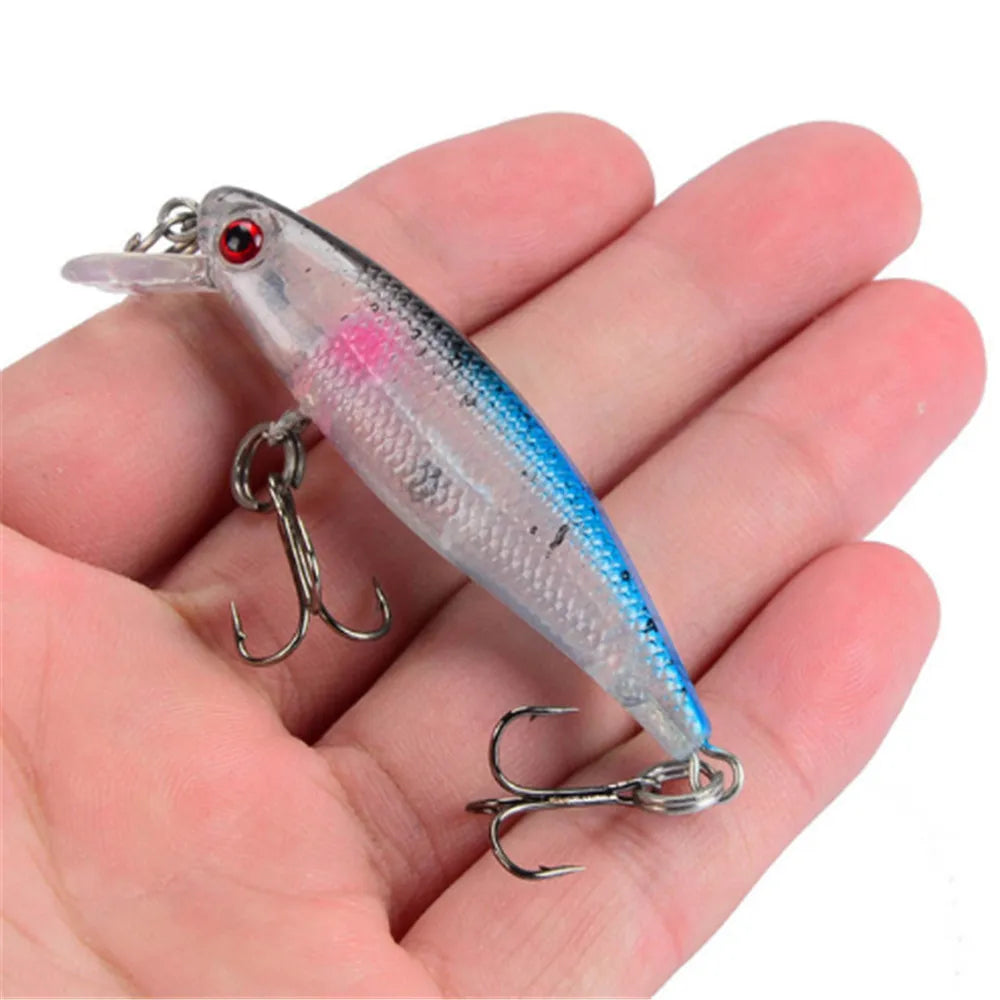1PCS Quality Wobblers 6.5cm 4.5g Trolling Minnow Fishing Lure on Pike Pesca Artificial Hard Crankbait Fish Bait Peche Carp