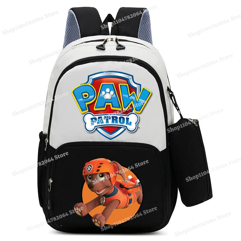 PAW Patrol Kawaii Backpack Boy Cartoon Anime Schoolbag Girls' Fashion Large Capacity Book Bag School Supplies and Stationery Bag