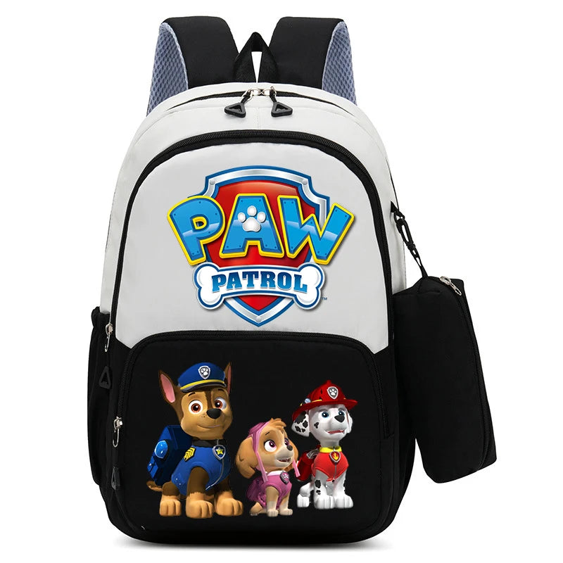 PAW Patrol Kawaii Backpack Boy Cartoon Anime Schoolbag Girls' Fashion Large Capacity Book Bag School Supplies and Stationery Bag