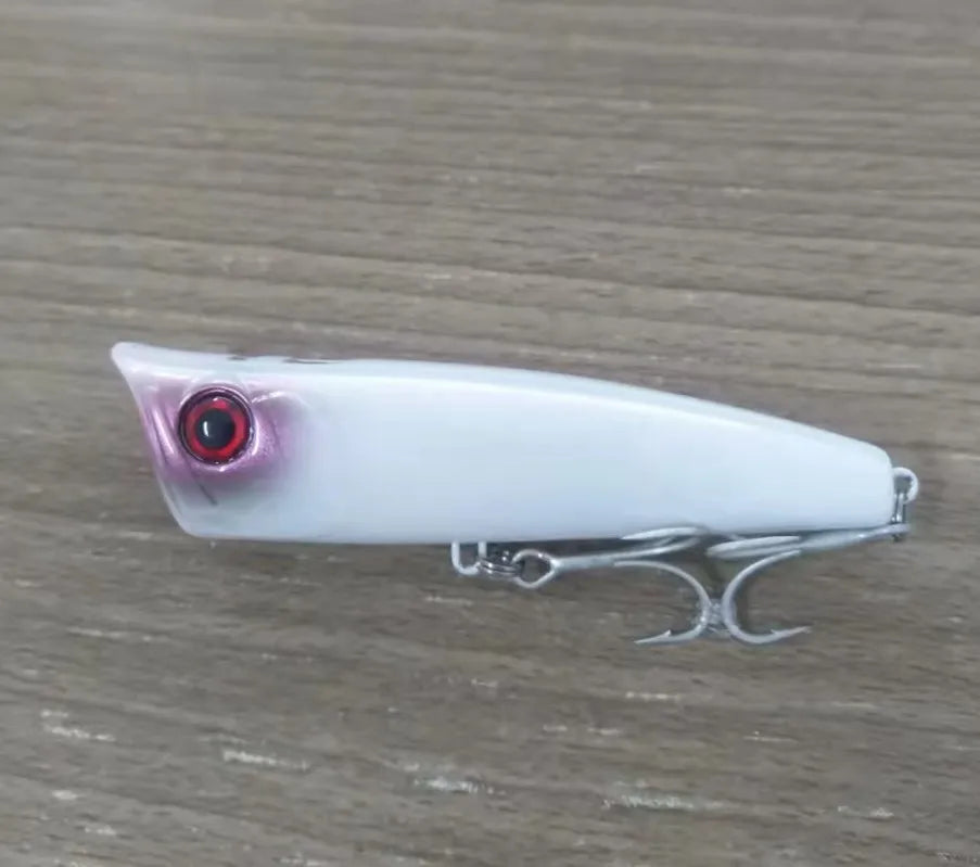 Le Fish 90mm 21g Fishing Lure Topwater Popper  Hard Baits Saltwater Wobblers Seabass Trout Pesca