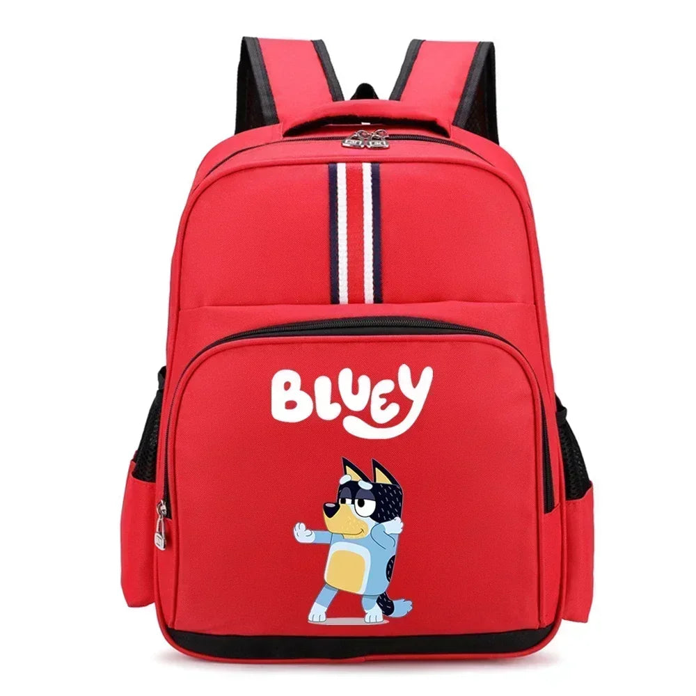 Blueys Bingo Schoolbag Print Backpack for Boys Girls Large Capacity Knapsack for Primary School Students Bag Birthday Gift