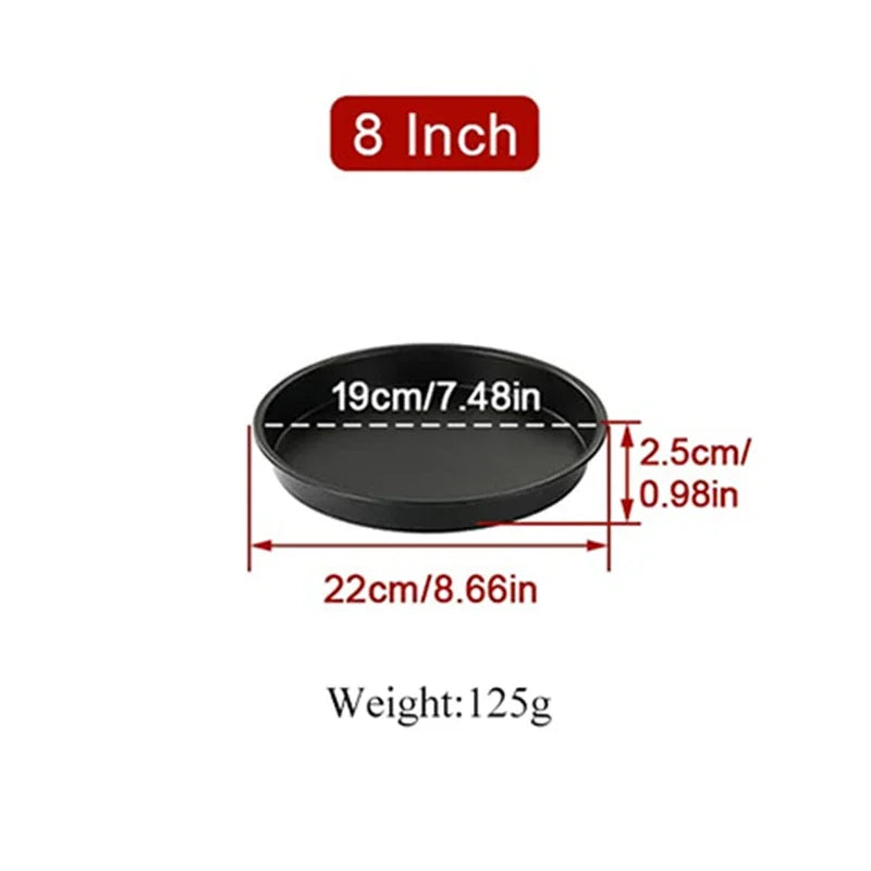 6/7/8 Inch Round Cake Mold Non Stick Baking Pan Tray Molds Air Fryer Basket with Handles Bakeware Kitchen Pizza Oven Baking Pans