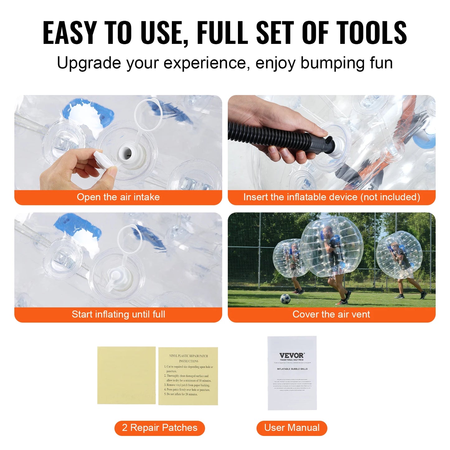 Bumper Balls - Bubbelfotboll för tonåringar & vuxna