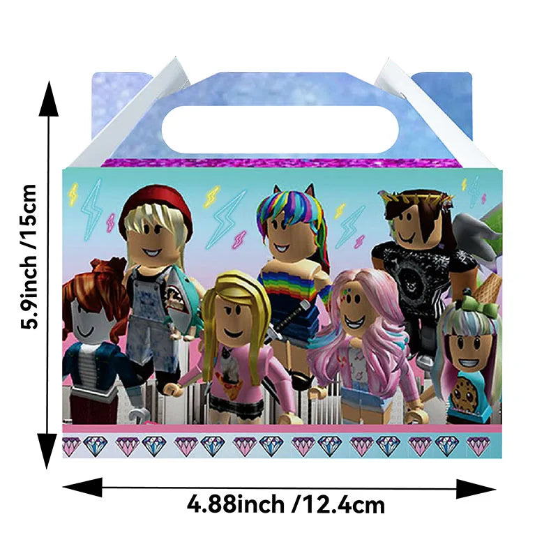 Roblox Birthday Party Decorations Supplie Roblox Celebration Party Plate Honeycomb Disposable Tableware Cup Plate Baby Shower
