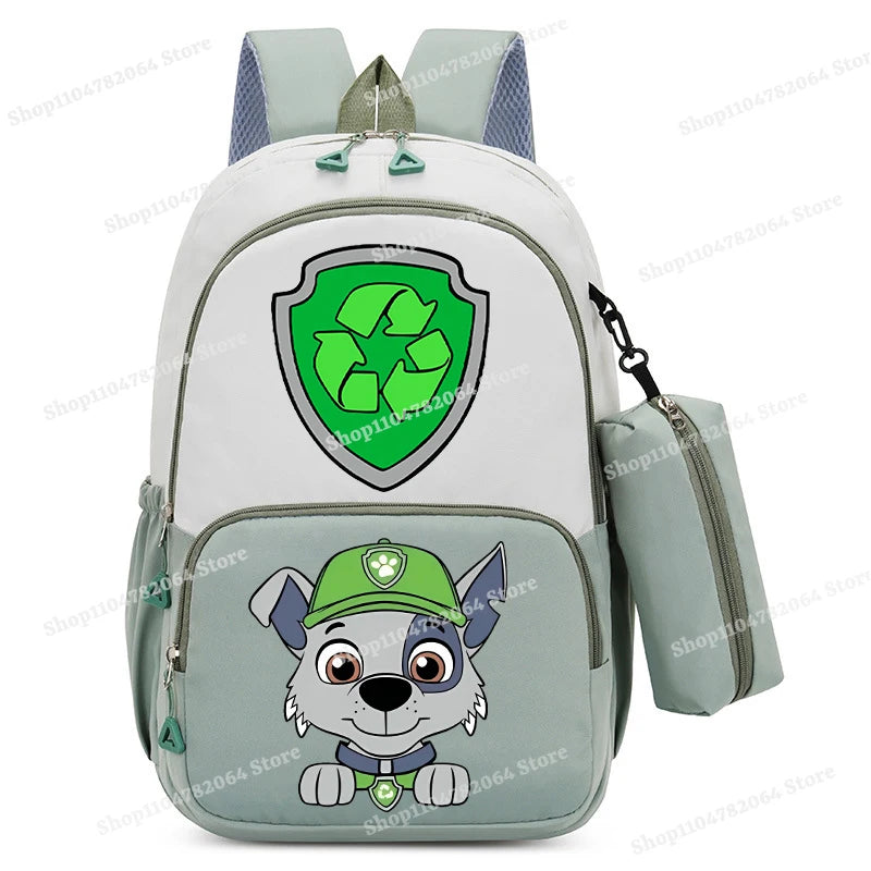 PAW Patrol Kawaii Backpack Boy Cartoon Anime Schoolbag Girls' Fashion Large Capacity Book Bag School Supplies and Stationery Bag