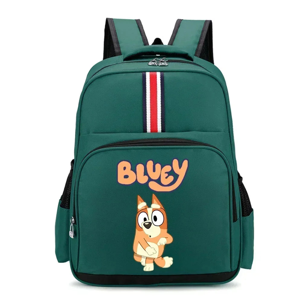 Blueys Bingo Schoolbag Print Backpack for Boys Girls Large Capacity Knapsack for Primary School Students Bag Birthday Gift