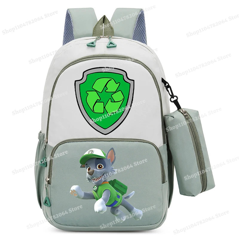 PAW Patrol Kawaii Backpack Boy Cartoon Anime Schoolbag Girls' Fashion Large Capacity Book Bag School Supplies and Stationery Bag