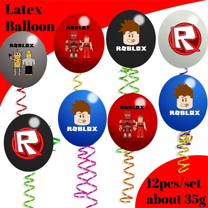 Roblox Birthday Party Decorations Supplie Roblox Celebration Party Plate Honeycomb Disposable Tableware Cup Plate Baby Shower