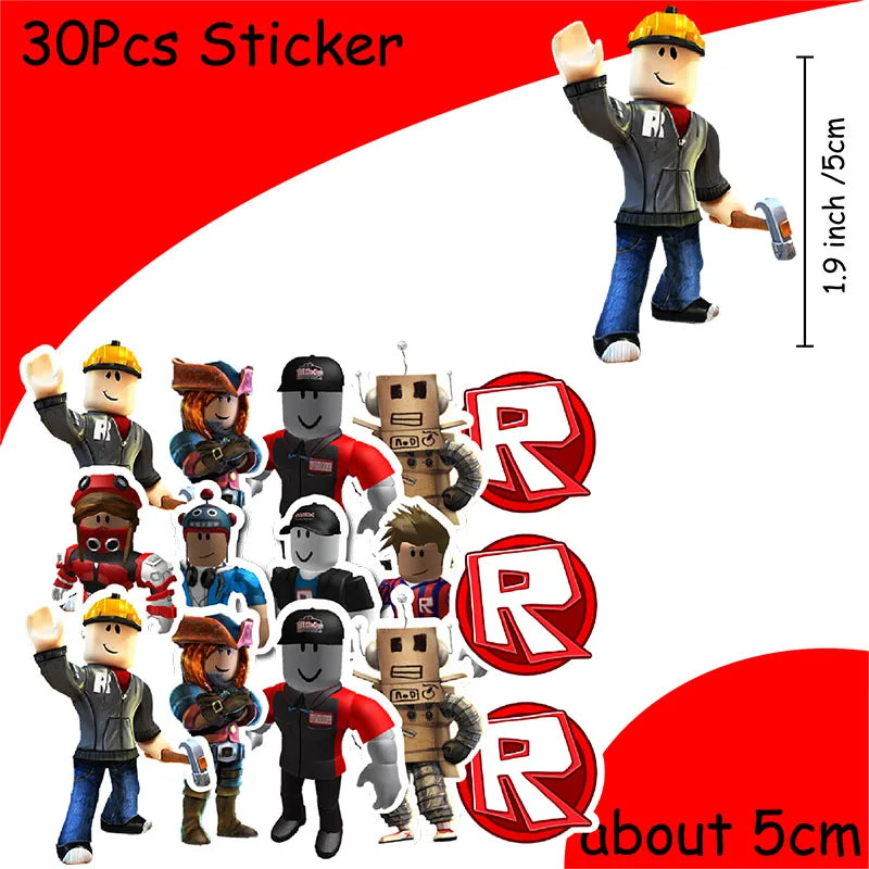 Roblox Birthday Party Decorations Supplie Roblox Celebration Party Plate Honeycomb Disposable Tableware Cup Plate Baby Shower
