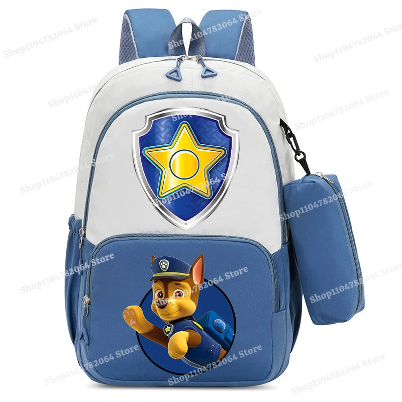 PAW Patrol Kawaii Backpack Boy Cartoon Anime Schoolbag Girls' Fashion Large Capacity Book Bag School Supplies and Stationery Bag