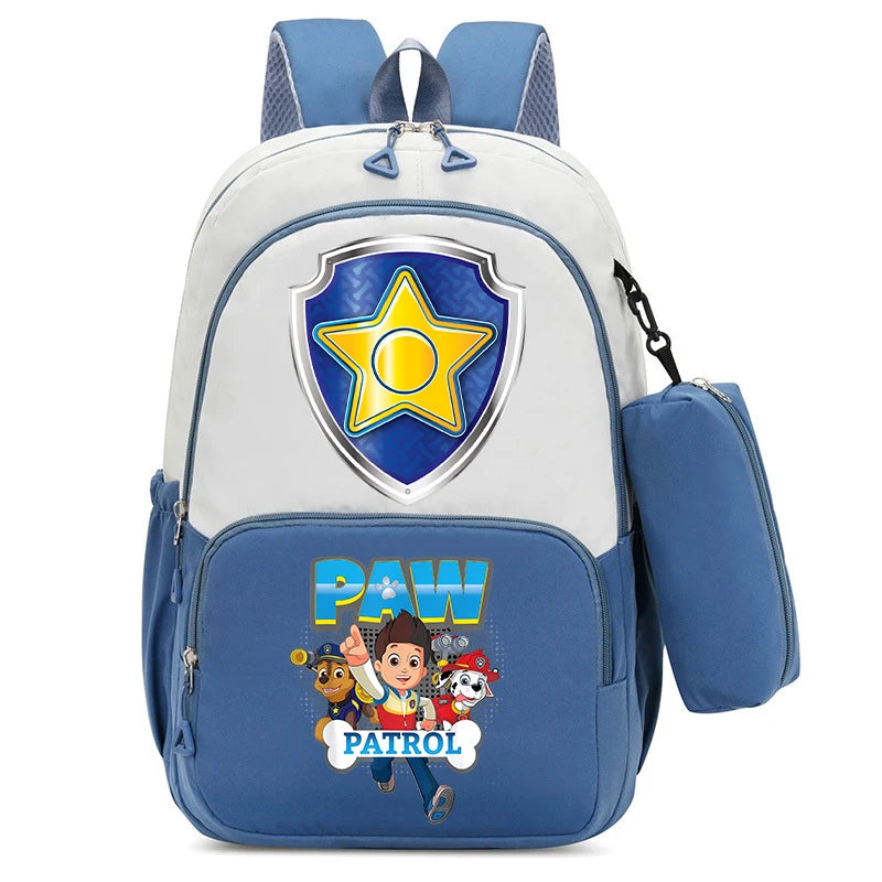 PAW Patrol Kawaii Backpack Boy Cartoon Anime Schoolbag Girls' Fashion Large Capacity Book Bag School Supplies and Stationery Bag
