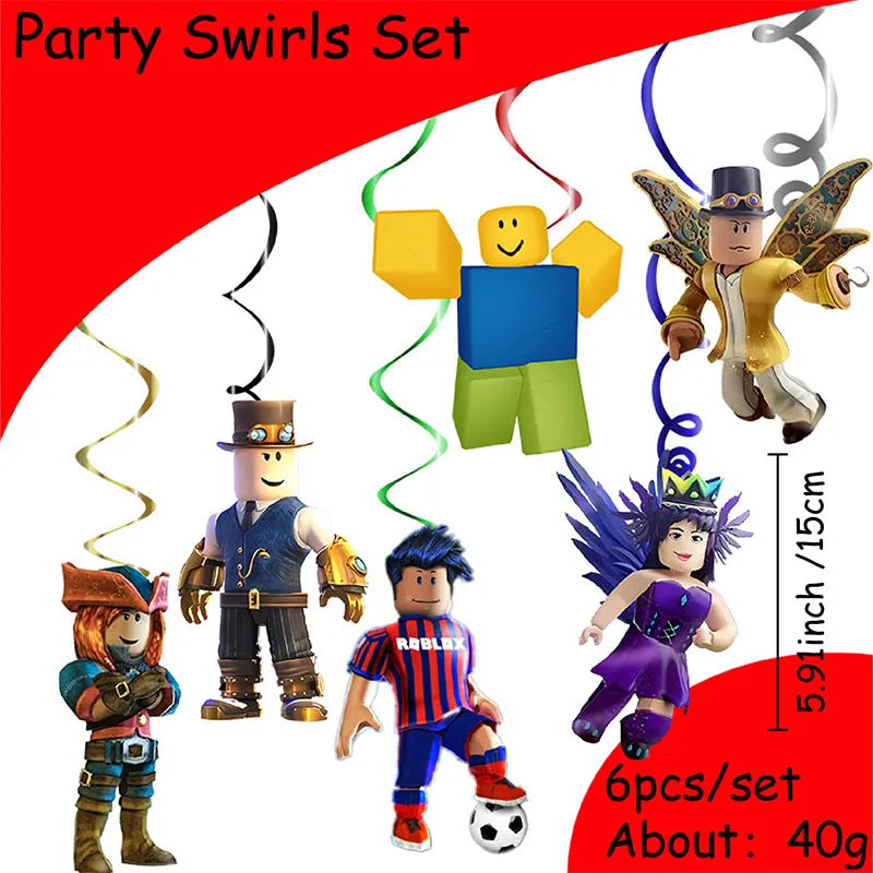 Roblox Birthday Party Decorations Supplie Roblox Celebration Party Plate Honeycomb Disposable Tableware Cup Plate Baby Shower