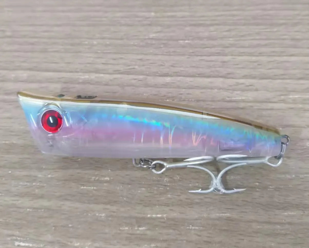 Le Fish 90mm 21g Fishing Lure Topwater Popper  Hard Baits Saltwater Wobblers Seabass Trout Pesca