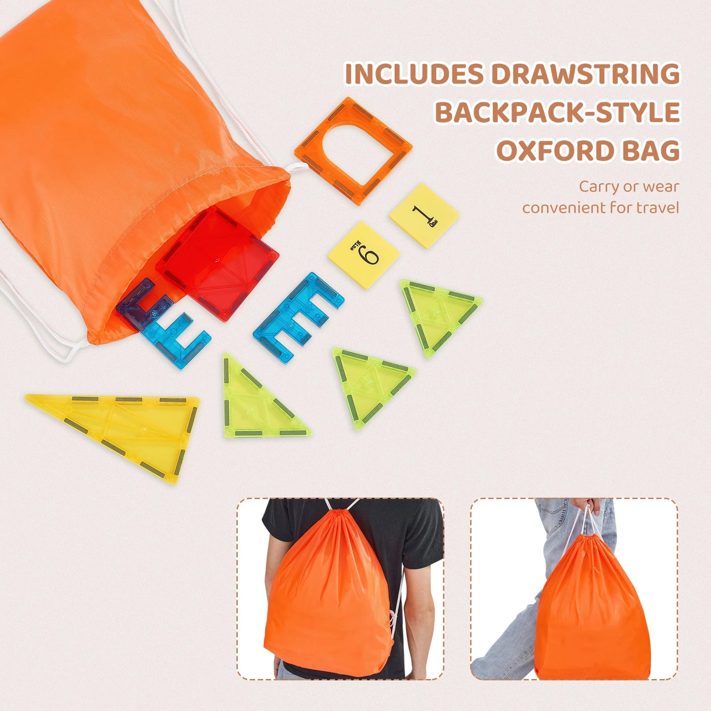 Magnetiska Byggklossar - Kreativ Lek & Lärande