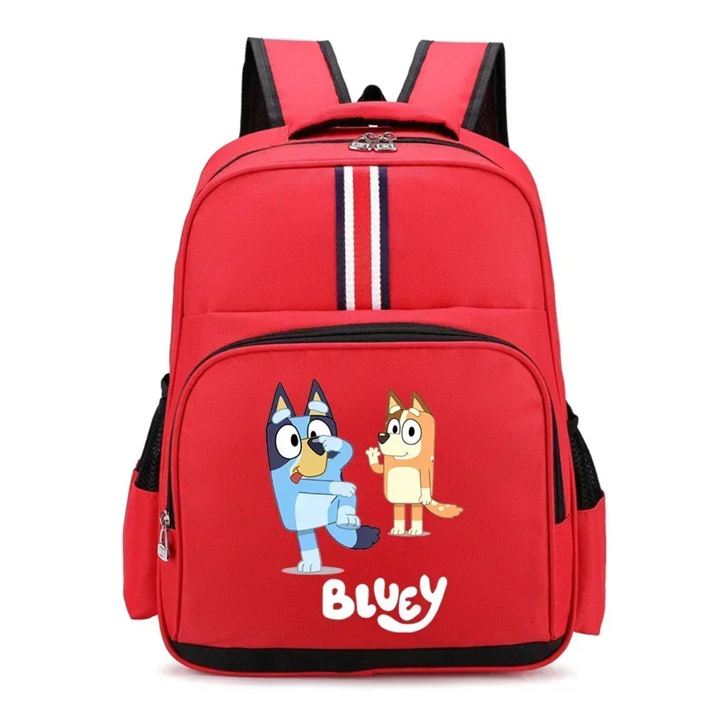 Blueys Bingo Schoolbag Print Backpack for Boys Girls Large Capacity Knapsack for Primary School Students Bag Birthday Gift