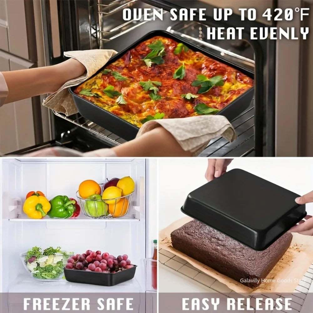Carbon Steel Nonstick Roasting Pan Rectangular Baking Tray Loaf Toast Bread Cake Bakeware DIY Pastry Pan Dish Kitchen Utensils