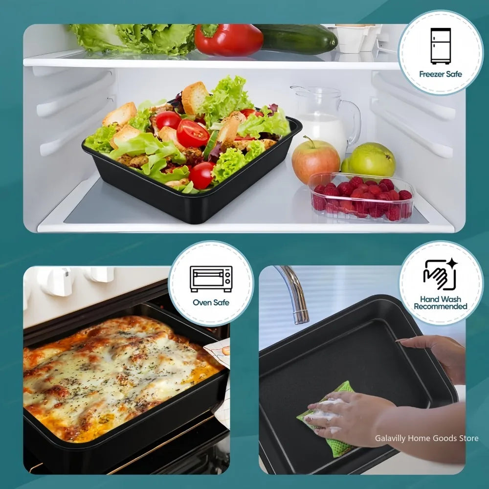 Carbon Steel Nonstick Roasting Pan Rectangular Baking Tray Loaf Toast Bread Cake Bakeware DIY Pastry Pan Dish Kitchen Utensils