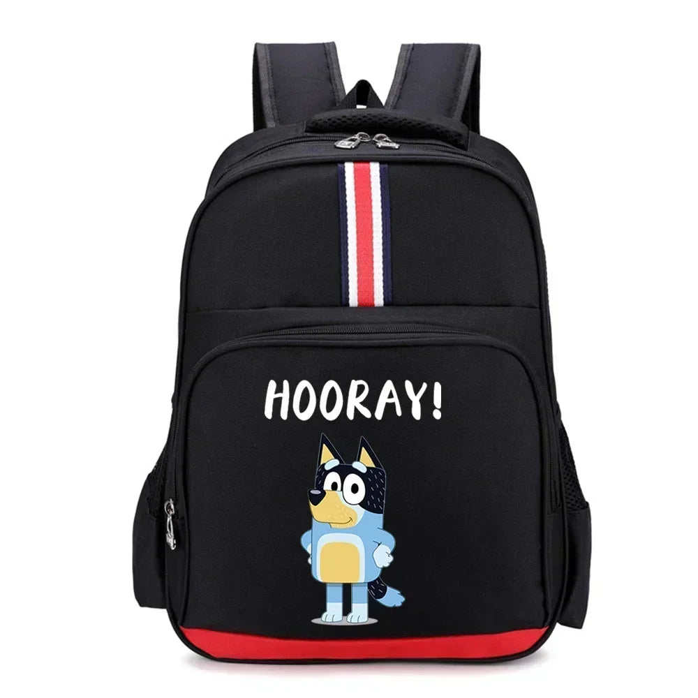 Blueys Bingo Schoolbag Print Backpack for Boys Girls Large Capacity Knapsack for Primary School Students Bag Birthday Gift