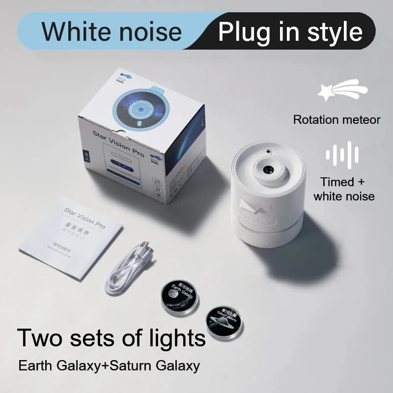 Night Light Galaxy Projector Starry Sky Projector 360° Rotate Planetarium Lamp For Kids Bedroom Valentines Day Gift Wedding Dec