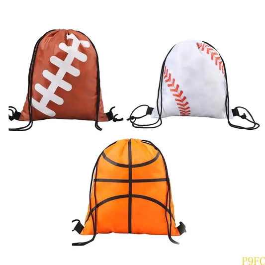 Drawstring Backpacks Bag for Gym Sport Traveling Sports Balls Bag String Backpacks for Football Volleyballs Basketball