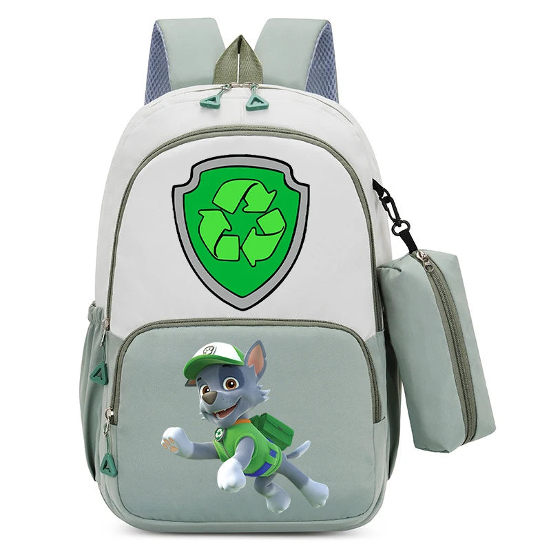 PAW Patrol Kawaii Backpack Boy Cartoon Anime Schoolbag Girls' Fashion Large Capacity Book Bag School Supplies and Stationery Bag