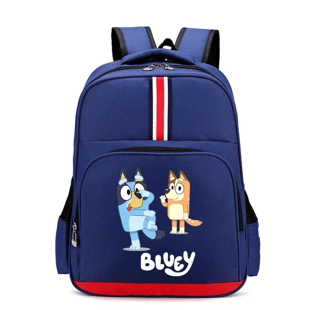 Blueys Bingo Schoolbag Print Backpack for Boys Girls Large Capacity Knapsack for Primary School Students Bag Birthday Gift