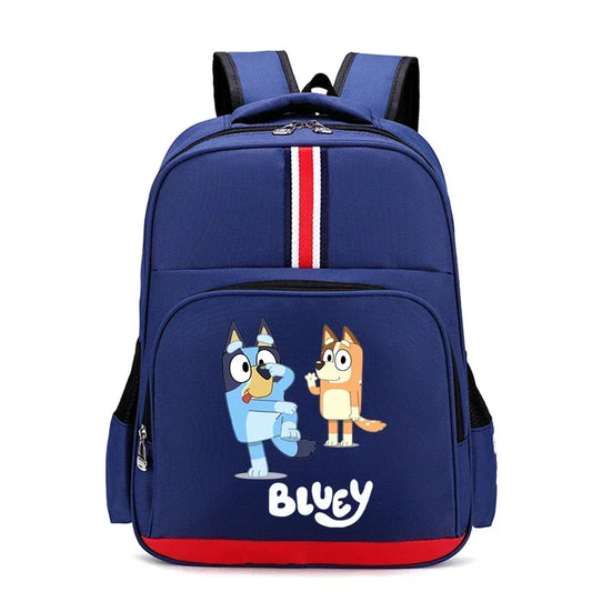 Blueys Bingo Schoolbag Print Backpack for Boys Girls Large Capacity Knapsack for Primary School Students Bag Birthday Gift