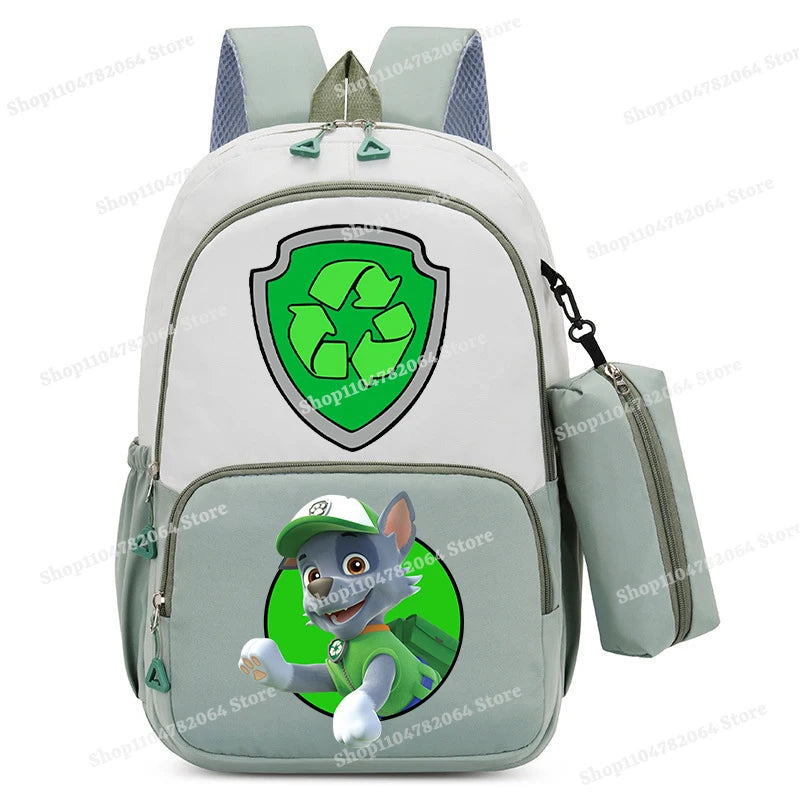PAW Patrol Kawaii Backpack Boy Cartoon Anime Schoolbag Girls' Fashion Large Capacity Book Bag School Supplies and Stationery Bag
